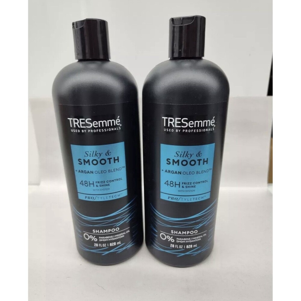 2 TRESemme Smooth & Silky Shampoo with Argan Oil & Silk Protein, 28oz Each New